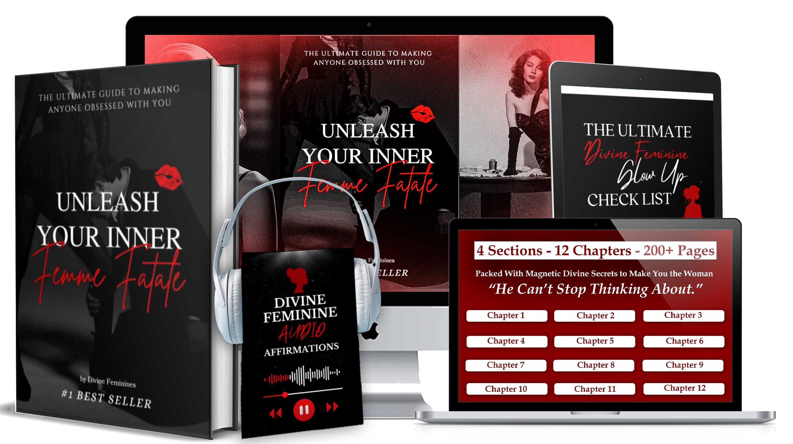 Unleash Your Inner Femme Fatale By Divine Feminines - e-book